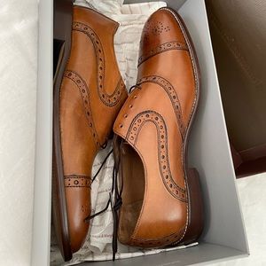 Johnston & Murphy - Italian Calfskin - Haskell Cap Toe - Size: 11